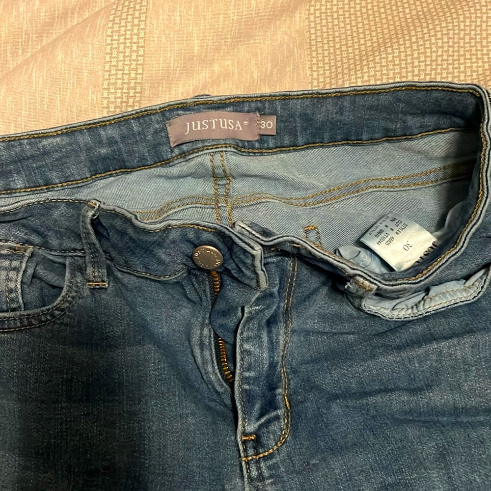 Just USA jeans size 30 skinny jeans